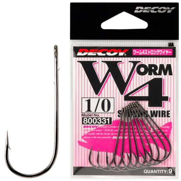 Крючок Decoy Worm4 Strong Wire #1/0 (9 шт/уп) - Фото 1 Крючок Decoy Worm4 Strong Wire #1/0 (9 шт/уп) - изображение 1