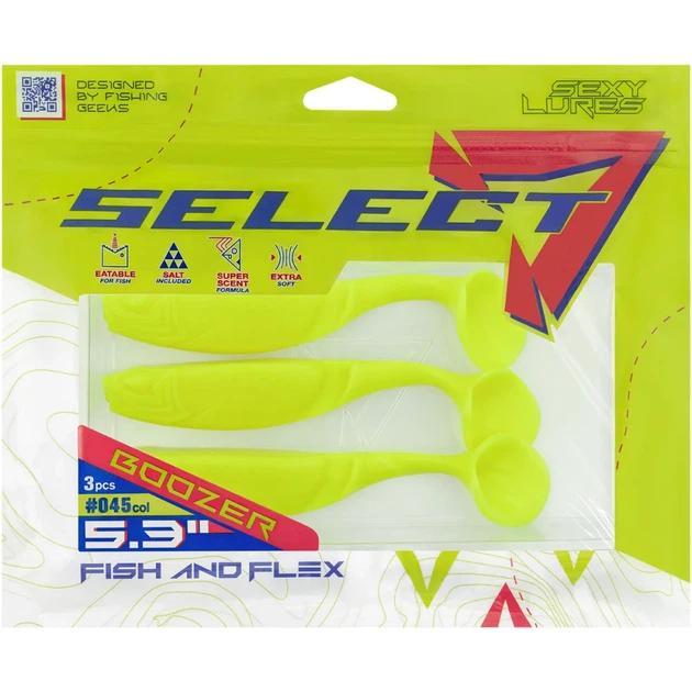 Силикон Select Boozer SE 5.3" #045 (3 шт/уп) - изображение 2
