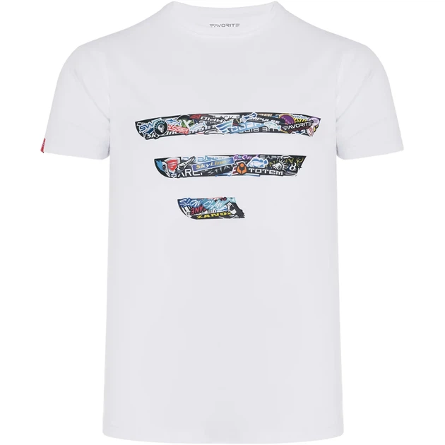 Футболка Favorite Sticker Bomb M White - Фото 1 Футболка Favorite Sticker Bomb M White - изображение 1