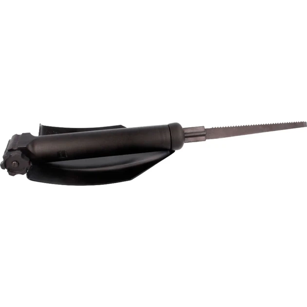 Лопата розкладна Glock Entrenching Tool з пилкою. Без чохла. Колір - чорний - зображення 4