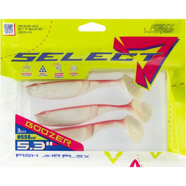 Силікон Select Boozer SE 5.3" #558 (3 шт/уп) - зображення 2