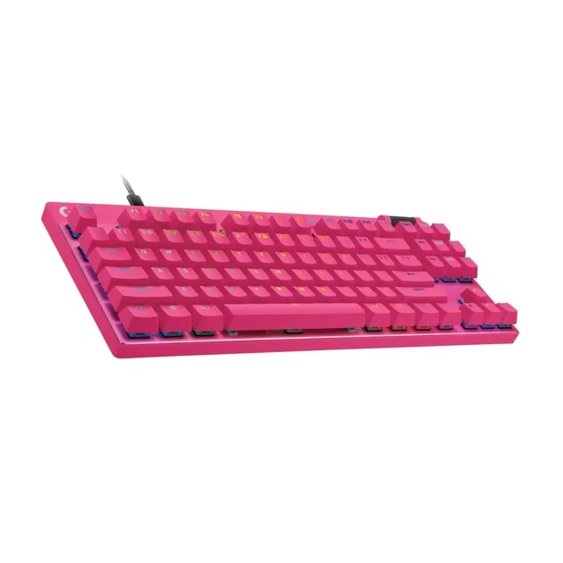 Клавіатура Logitech G PRO X TKL RAPID Wired Gaming Linear USB UA Magenta (920-013253) - изображение 2