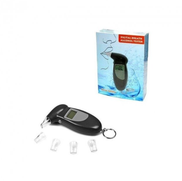 Персональный алкотестер Digital Breath Alcohol Tester с LCD-дисплеем и сменными мундштуками - Фото 4 Персональный алкотестер Digital Breath Alcohol Tester с LCD-дисплеем и сменными мундштуками - изображение 4
