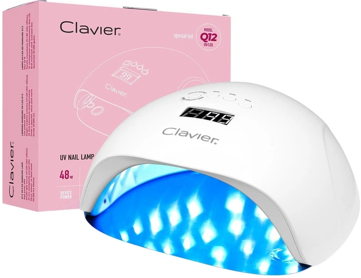 Lampa do paznokci Clavier Q12 UV/LED 48 W - obraz 2