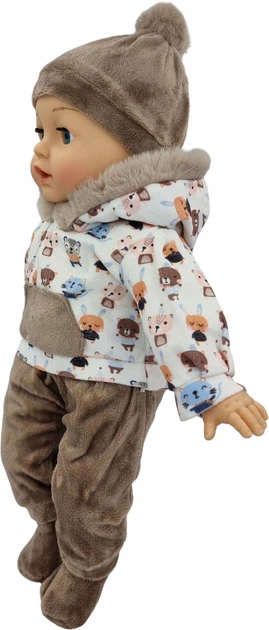 Lalka bobas MarioToys mówi i śpiewa po polsku + smoczek + butelka 45 cm (751) - obraz 7
