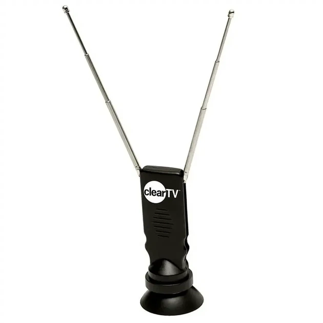Цифровая ТВ антенна Clear TV Premium HD 80г 50км для комнатного приема сигнала DVB-T/T2 черная - Фото 5 Цифровая ТВ антенна Clear TV Premium HD 80г 50км для комнатного приема сигнала DVB-T/T2 черная - зображення 5