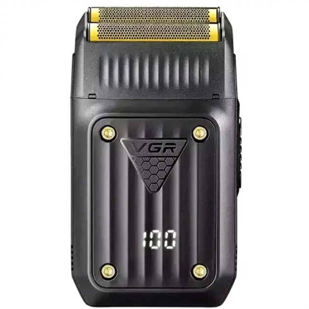 Мини-бритва VGR V-363 аккумуляторная машинка с USB зарядкой черная лезвия из нержавеющей стали для бритья - Фото 3 Мини-бритва VGR V-363 аккумуляторная машинка с USB зарядкой черная лезвия из нержавеющей стали для бритья - изображение 3
