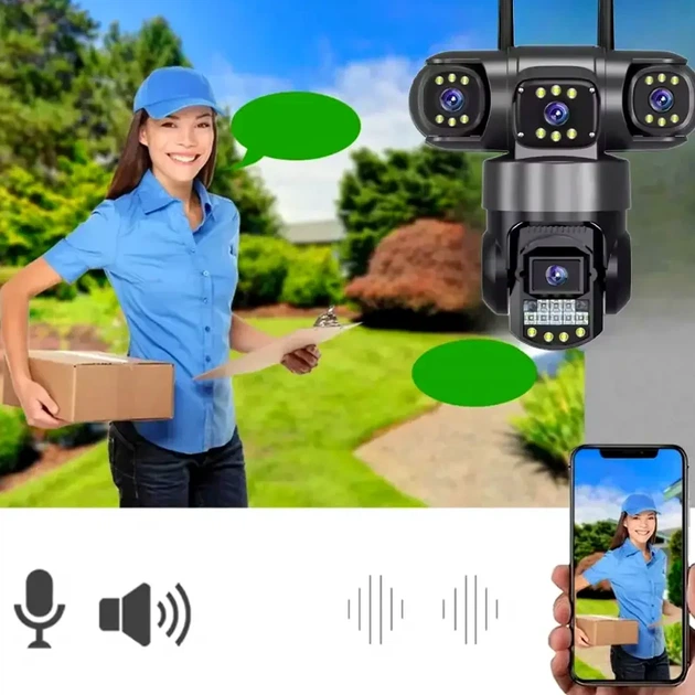 Уличная 4G камера видеонаблюдения, 12MP - изображение 2