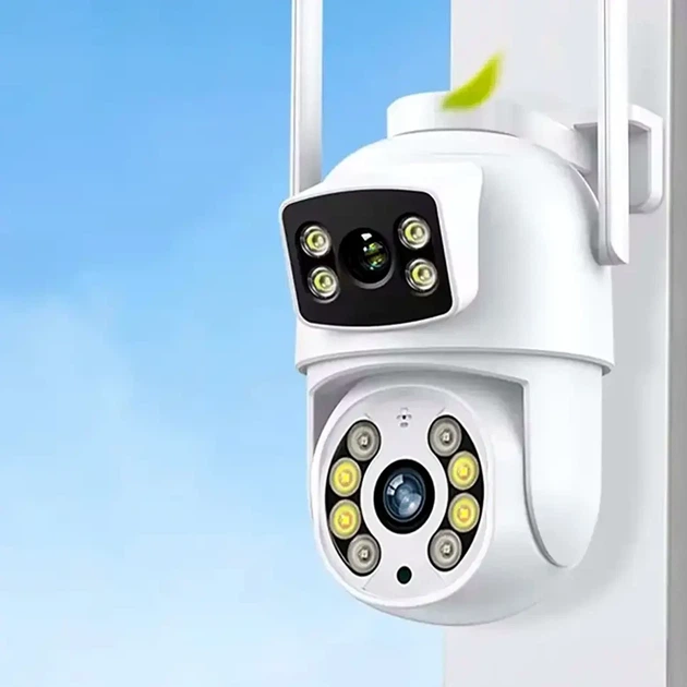 Wi-Fi поворотная камера видеонаблюдения 4Мп с ИК подсветкой для улицы IP66 с микрофоном и поддержкой MicroSD до 128ГБ - Фото 4 Wi-Fi поворотная камера видеонаблюдения 4Мп с ИК подсветкой для улицы IP66 с микрофоном и поддержкой MicroSD до 128ГБ - изображение 4
