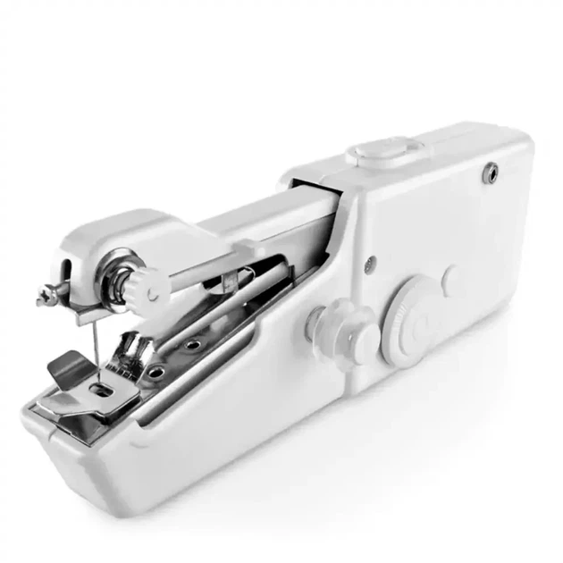 Ручная швейная машинка Handy Stitch WJ-07 портативная механическая с автоматическим формированием петли белая - изображение 3