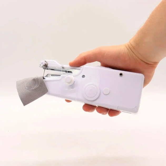 Ручная швейная машинка Handy Stitch WJ-07 портативная механическая с автоматическим формированием петли белая - изображение 7