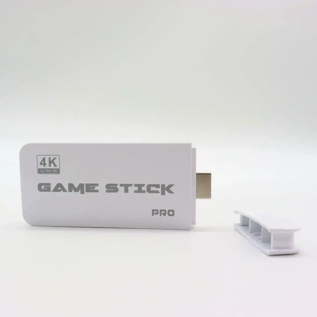Игровая консоль 64GB 4K две джойстика 20000 игр портативная M15 белая - изображение 9