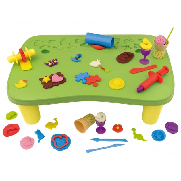 Набір для ліплення Playtive Knet-Set Spieltisch Green (R4830131820250) - Фото 3 Набір для ліплення Playtive Knet-Set Spieltisch Green (R4830131820250) - изображение 3