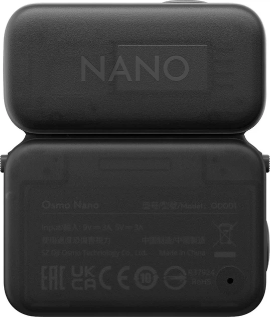 Экшн-камера DJI Osmo Nano 64GB / 12 МП / 4K / 120fps / Wi-Fi / Влагозащитная / Черная (101633390) - Б/У - Фото 4 Экшн-камера DJI Osmo Nano 64GB / 12 МП / 4K / 120fps / Wi-Fi / Влагозащитная / Черная (101633390) - Б/У - изображение 4