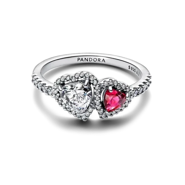 Серебряное кольцо Pandora «Ореол Сердец» Серебряное кольцо Пандора Ореол Сердец Два Сердца Сердце 193662C01 16 мм 16.5 мм - Фото 2 Серебряное кольцо Pandora «Ореол Сердец» Серебряное кольцо Пандора Ореол Сердец Два Сердца Сердце 193662C01 16 мм 16.5 мм - изображение 2
