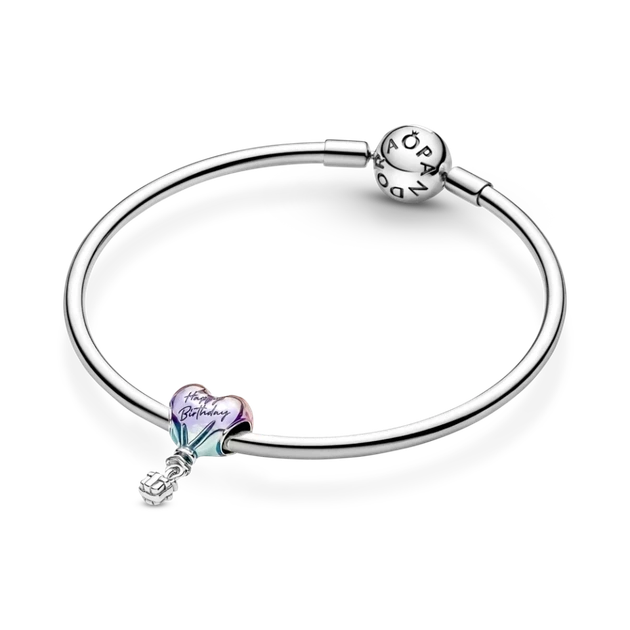 Серебряный шарм Pandora «Воздушный шар и поздравления с днем рождения» Серебряная бусина Пандора Happy Birthday Подарок 791501C01 - Фото 5 Серебряный шарм Pandora «Воздушный шар и поздравления с днем рождения» Серебряная бусина Пандора Happy Birthday Подарок 791501C01 - изображение 5