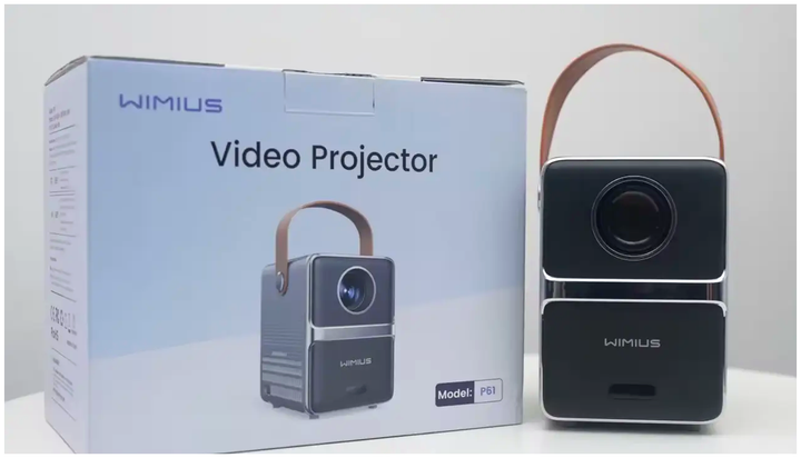Проектор Wimius P61 HD 280 ANSI мультимедийный с Wi-Fi Bluetooth для домашнего кинотеатра и развлечений - Фото 8 Проектор Wimius P61 HD 280 ANSI мультимедийный с Wi-Fi Bluetooth для домашнего кинотеатра и развлечений - зображення 8
