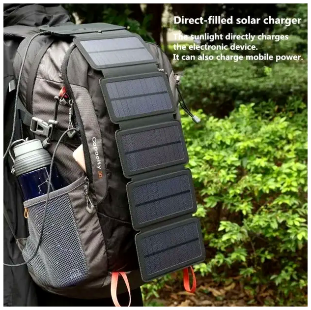 Зарядное устройство на солнечных батареях KERNUAP SunPower для смартфонов и портативных устройств мощностью 10 Вт - зображення 5