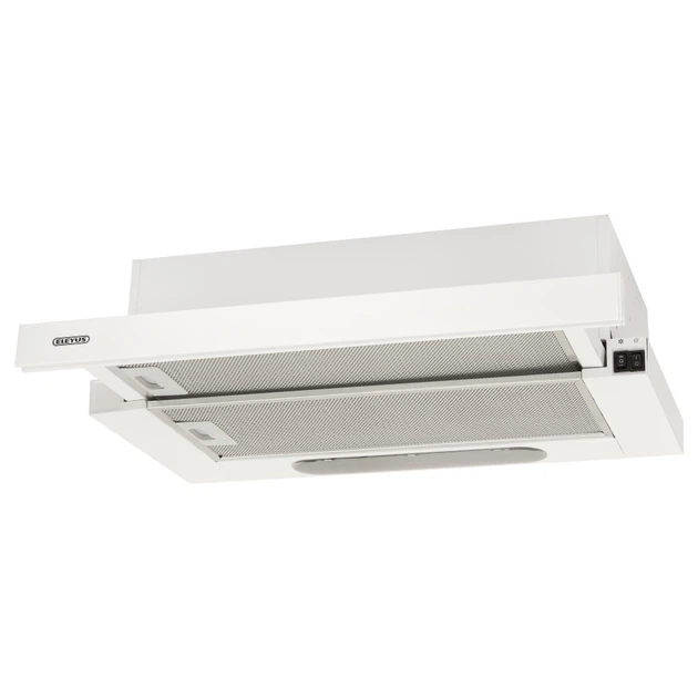 Витяжка кухонна ELEYUS BREEZE 470x50 WH телескопічна, 470 м³/год, 50 см, біла (витяжка ELEYUS, телескопічна) - изображение 3