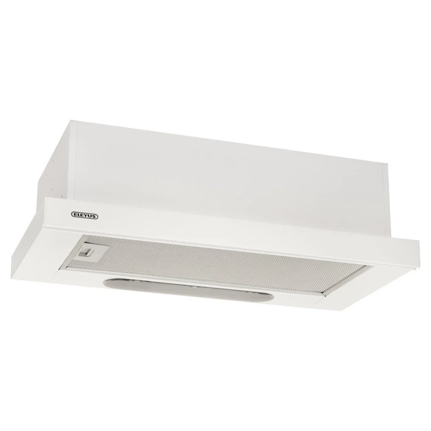 Витяжка кухонна ELEYUS BREEZE 470x50 WH телескопічна, 470 м³/год, 50 см, біла (витяжка ELEYUS, телескопічна) - изображение 4