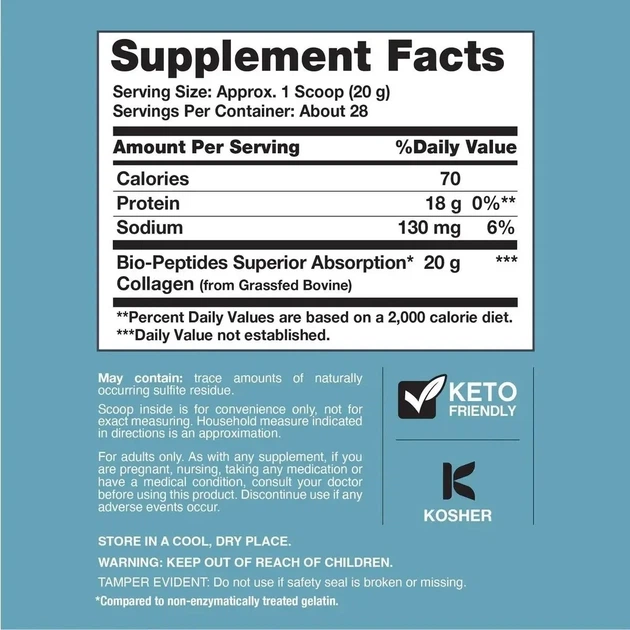 Био-пептиды коллагенового протеина, без вкуса, Collagen Protein Bio-Peptides, Neocell, 567 гр - изображение 2