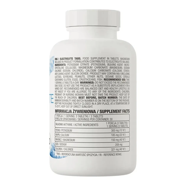 Електроліти OstroVit (Electrolyte) 90 таблеток - зображення 3