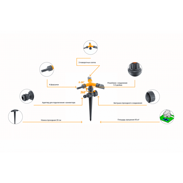 Зрошувач Superplast YM8105 - изображение 2