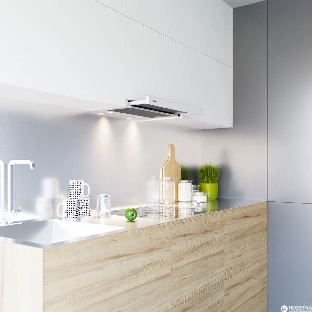 Витяжка кухонна ELEYUS Storm 700 60 WH 156Вт, 700 м³/год, телескопічна, біла (витяжка ELEYUS, телескопічна) - изображение 5