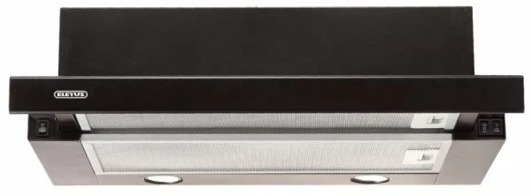 Витяжка кухонна ELEYUS Storm 700 60 BL 156Вт, 700 м³/год, телескопічна, чорна (витяжка ELEYUS, телескопічна) - изображение 2
