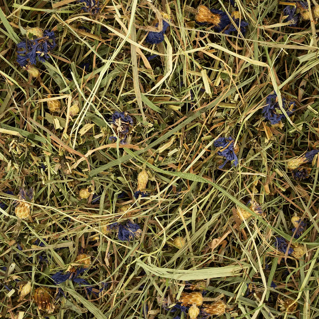 Сіно для гризунів Deli Nature Rodelicious Herbal Hay Cornflower & Nettle з волошкою та кропивою 600 г 21360 - зображення 2
