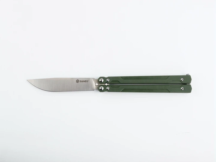 Нiж-метелик (балiсонг) Ganzo G766-GR - зображення 3