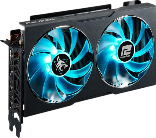 Видеокарта AMD Radeon RX 6600 XT 8GB PowerColor Hellhound (AXRX 6600XT 8GBD6-3DHL/OC) Б/У - изображение 2