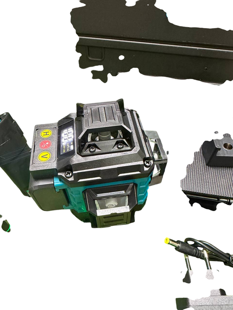 Професійний лазерний 4D рівень Krafftec SK700 нівелір 3.7V 8Ah рівень 16-лінійний зелений (кейс, штатив, мікроліфт у комплекті) PROFESSIONAL Germany (54747) - изображение 7