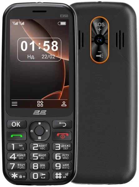 Мобильный телефон 2e e350 черный (694743656879) - изображение 3