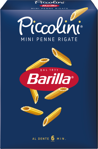 Макароны Barilla Piccolini Mini Penne Rigate Мини Пенне Ригате 500 г (8076809521581) - Фото 1 Макароны Barilla Piccolini Mini Penne Rigate Мини Пенне Ригате 500 г (8076809521581) - изображение 1