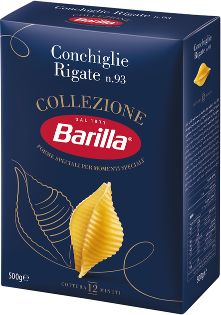 Макаронные изделия Barilla Конкилье Ригате 500 г (8076802085936) - изображение 2