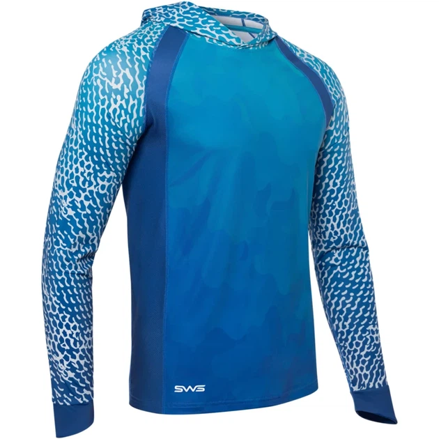 Джерси Favorite Hooded Jersey Saltwater M Sun protect Marine - Фото 2 Джерси Favorite Hooded Jersey Saltwater M Sun protect Marine - изображение 2