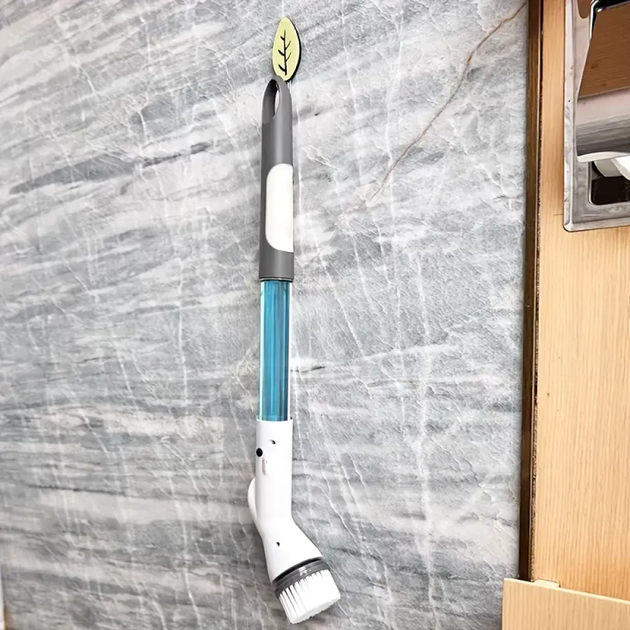 Щітка для прибирання з USB + 6 насадок, електрична Cleaning Brush / Багатофункціональна електрощітка (L) - зображення 4