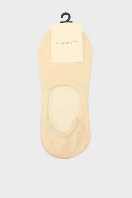 Чоловічі бежеві сліди (2 пари) INVISIBLE SOCKS 2 PACK Gant 43-45 9960257 - Фото 1 Чоловічі бежеві сліди (2 пари) INVISIBLE SOCKS 2 PACK Gant 43-45 9960257 - зображення 1