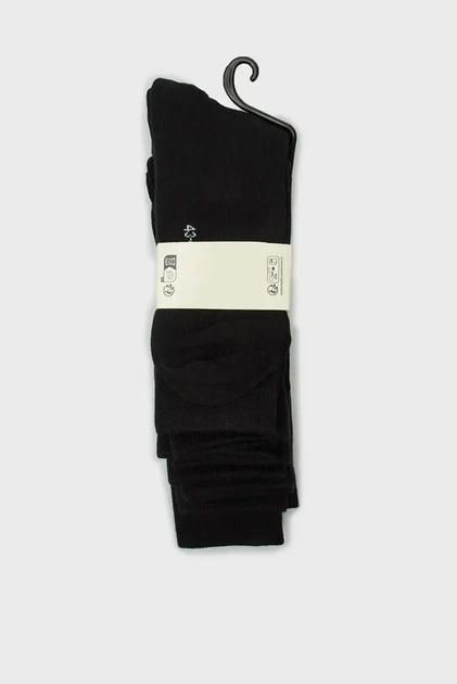 Чоловічі чорні носки (6 пар) SOFT COTTON Gant 40-42 9960264 - Фото 3 Чоловічі чорні носки (6 пар) SOFT COTTON Gant 40-42 9960264 - зображення 3