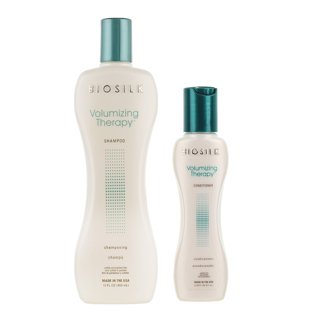 Набір для об'єму волосся BioSilk Volumizing Therapy Шампунь 355 мл + Кондиціонер 67 мл - Фото 1 Набір для об'єму волосся BioSilk Volumizing Therapy Шампунь 355 мл + Кондиціонер 67 мл - зображення 1