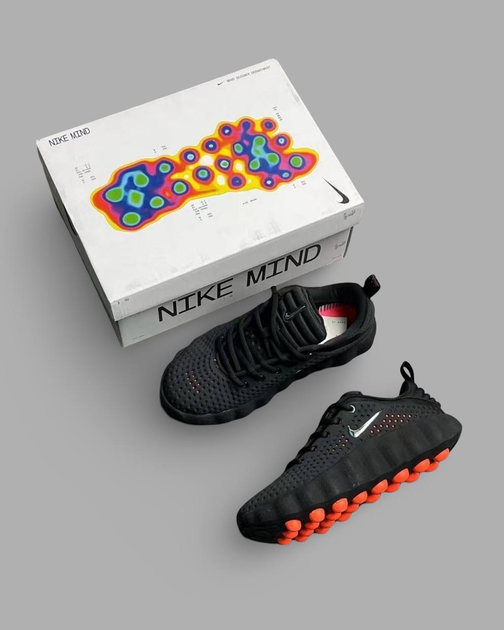 Мужские кроссовки с вышивкой Nike Mind 002 черные 44 - изображение 2