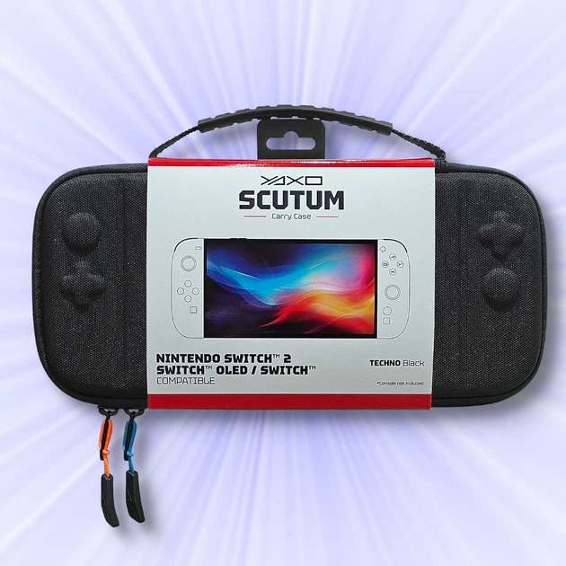 Etui Yaxo Scutum do Nintendo Switch/Nintendo Switch 2 Techno Black (YGSCCC01B) - obraz 4