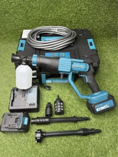Мойка высокого давления Krafftec 48V 8Ah аккумуляторная 45 бар беспроводная, 6 л/мин, вес 2 кг - изображение 8