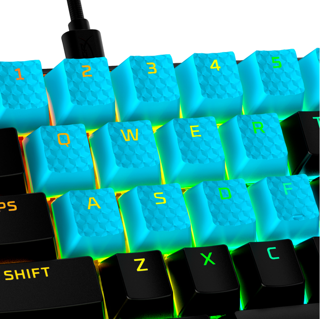 Klawisze HyperX Rubber Blue (519U1AA#ABA) - obraz 2