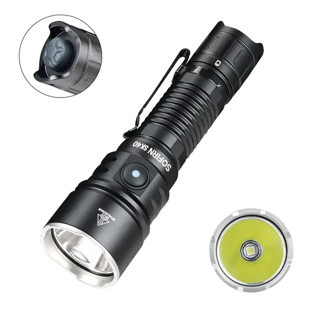 Профессиональный фонарь SOFIRN SK40 — IP68, 21700, 3200 lm, 580 м, SFT70 - изображение 2