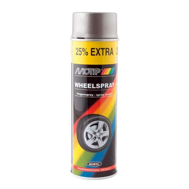 Емаль для дисків Wheel Spray сталь аерозоль 500 мл - Фото 1 Емаль для дисків Wheel Spray сталь аерозоль 500 мл - изображение 1