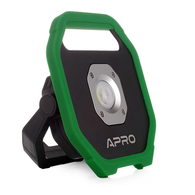 Акумуляторний прожектор, світлодіодний APRO 10Вт (Li-ion 3.7V 4400mAh) - Фото 1 Акумуляторний прожектор, світлодіодний APRO 10Вт (Li-ion 3.7V 4400mAh) - зображення 1