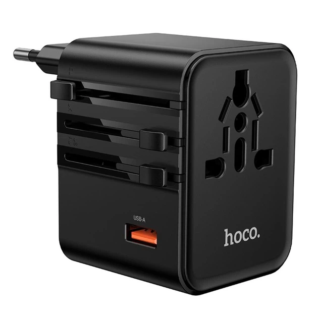 Мережевий зарядний пристрій Hoco AC31, USB/2 Type-C, PD 25W, black - зображення 2