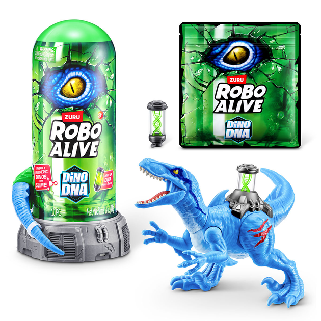 Інтерактивний ігровий набір ДНК Велоцизавра ROBO ALIVE S1 KIDDISVIT 71139B Різнокольоровий shop (4894680044302) - изображение 2